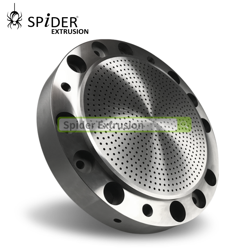 Extrusion accessories including breaker plate, screen pack, and tooling components for efficient extrusion processes-SPIDER EXTRUSION